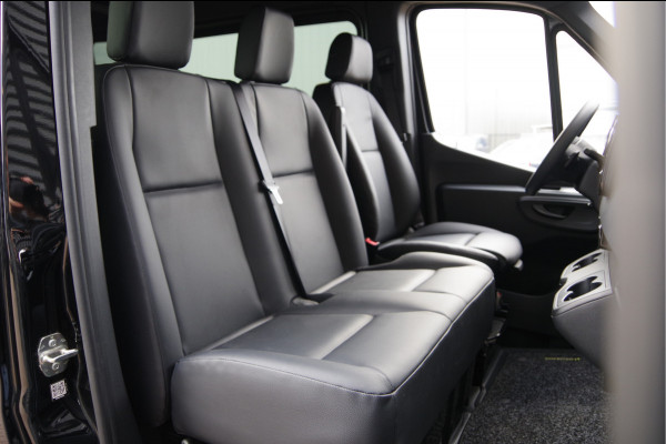Mercedes-Benz Sprinter 319 1.9 CDI L2H2 DC-6P, AUT. LED, LEDER, MBUX 10'', CAMERA, NAVI, CRUISE, CLIMA, DUBBELE CABINE, DUBBEL CABINE