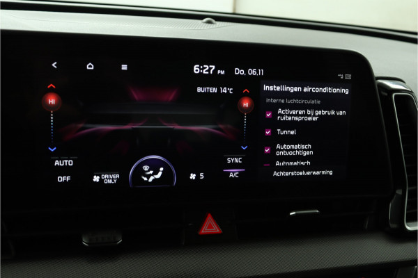 Kia Sportage 1.6 T-GDi Plug-in Hybrid AWD DynamicLine Automaat Airco - Apple Carplay/Android Auto - Cruise Control - Navigatie - Stoel/Stuur Verwarming - Fabrieksgarantie tot 2029
