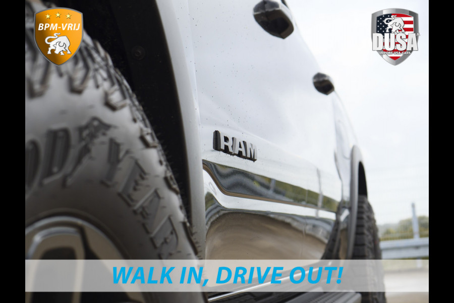 Dodge Ram | 1500 | Rebel | Night | 4x4 | Crew Cab | 3.0L Twin-turbo I6 | BPM-VRIJ | LPG | 10,2 inch Passenger Screen | Harman Kardon | Getoonde accessoires zijn verkrijgbaar tegen meerprijs