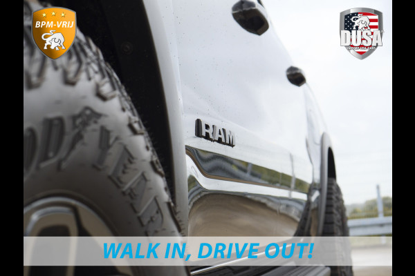 Dodge Ram | 1500 | Rebel | Night | 4x4 | Crew Cab | 3.0L Twin-turbo I6 | BPM-VRIJ | LPG | 10,2 inch Passenger Screen | Harman Kardon | Getoonde accessoires zijn verkrijgbaar tegen meerprijs