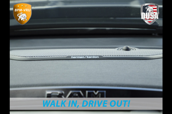 Dodge Ram | 1500 | Rebel | Night | 4x4 | Crew Cab | 3.0L Twin-turbo I6 | BPM-VRIJ | LPG | 10,2 inch Passenger Screen | Harman Kardon | Getoonde accessoires zijn verkrijgbaar tegen meerprijs