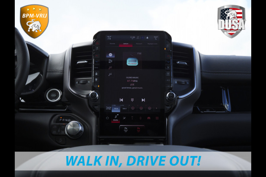 Dodge Ram | 1500 | Rebel | Night | 4x4 | Crew Cab | 3.0L Twin-turbo I6 | BPM-VRIJ | LPG | 10,2 inch Passenger Screen | Harman Kardon | Getoonde accessoires zijn verkrijgbaar tegen meerprijs