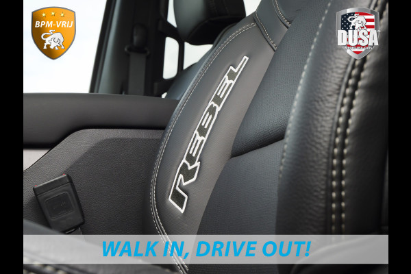 Dodge Ram | 1500 | Rebel | Night | 4x4 | Crew Cab | 3.0L Twin-turbo I6 | BPM-VRIJ | LPG | 10,2 inch Passenger Screen | Harman Kardon | Getoonde accessoires zijn verkrijgbaar tegen meerprijs