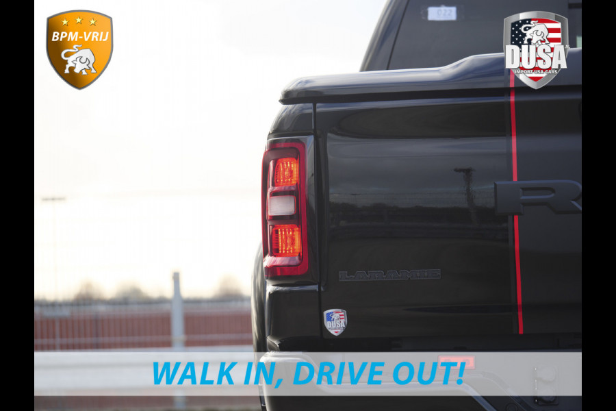 Dodge Ram | 1500 | Laramie | Premium Night | 3.0L I6 Hurricane | 4X4 | BPM-VRIJ | BPM-VRIJ | Niveau regeling | Passenger Display | Getoonde accessoires zijn verkrijgbaar tegen meerprijs