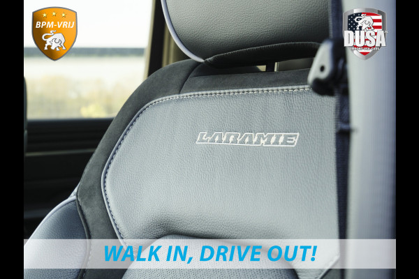 Dodge Ram | 1500 | Laramie | Premium Night | 3.0L I6 Hurricane | 4X4 | BPM-VRIJ | BPM-VRIJ | Niveau regeling | Passenger Display | Getoonde accessoires zijn verkrijgbaar tegen meerprijs