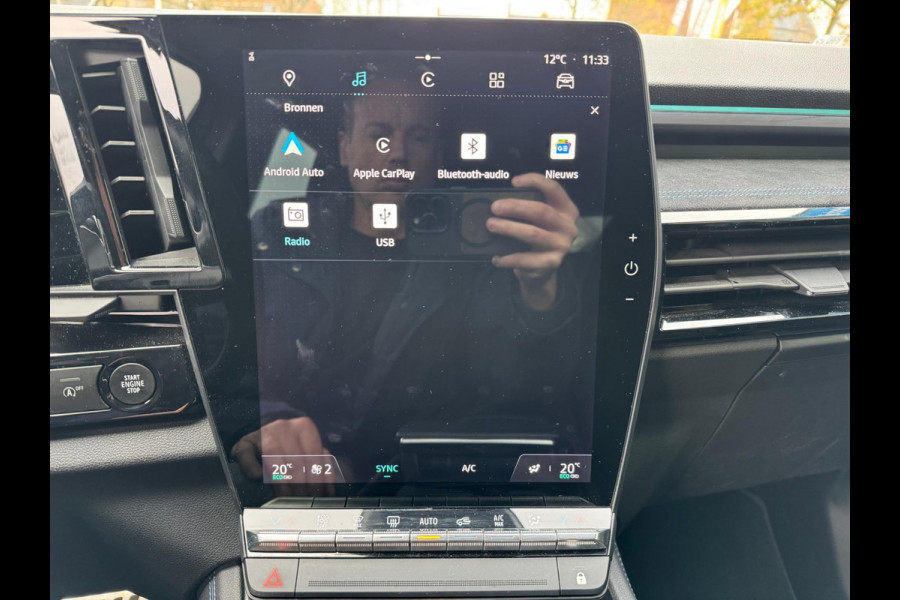 Renault Austral TCe 160 EDC mild hybrid techno esprit Alpine Mat grijs / Trekhaak afn. / 1.800 KG Trekg. / 360 Camera / E. Aklep