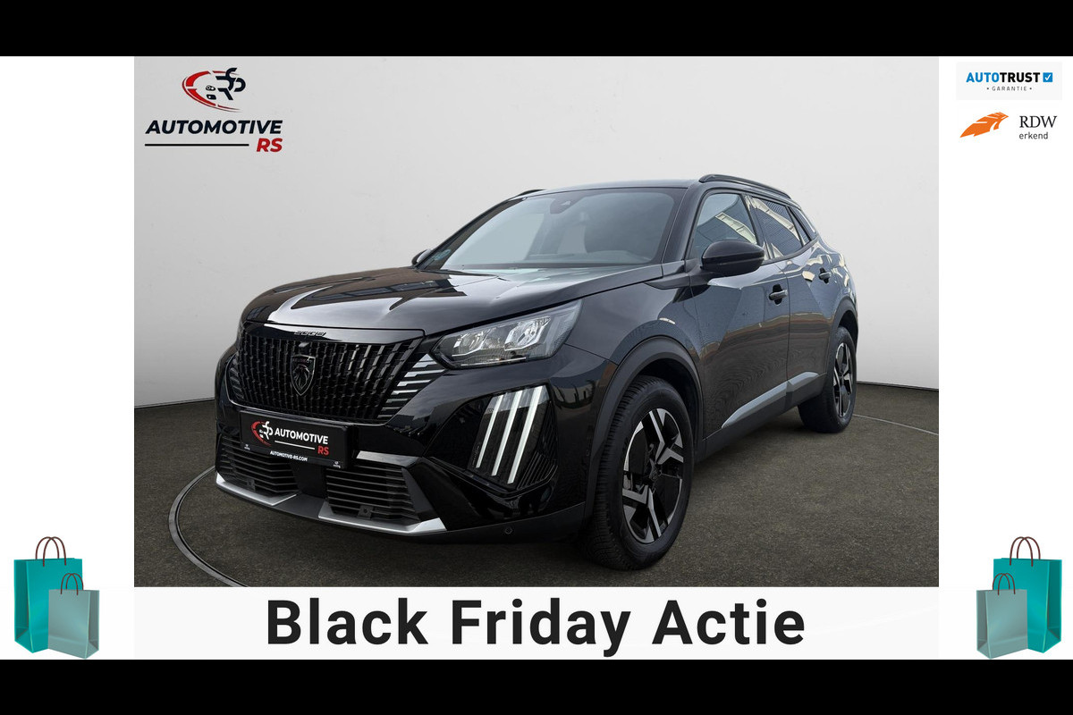 Peugeot 2008 1.2 PureTech Allure 145pk Aut.Navi Pano 360° dodehoek Camera ACC Carbon Apple Carplay & Android Auto Virtual Cockpit