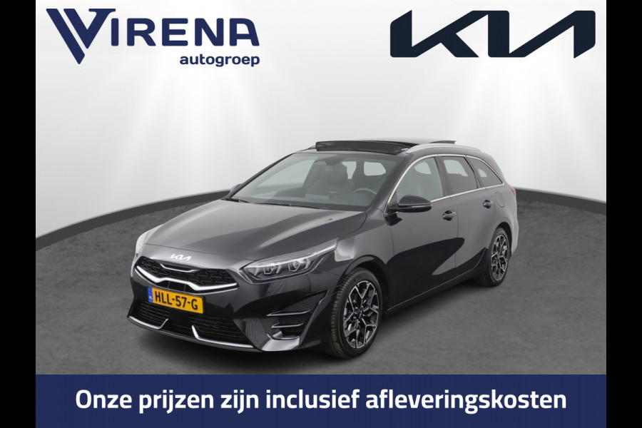 Kia Ceed Sportswagon 1.5 T-GDi GT-Line Automaat - Kantel/schuifdak - Navigatie - Adaptive Cruisecontrol - Achteruitrijcamera - Parkeersensoren - - Fabrieksgarantie tot 04-2032 of 150.000 km