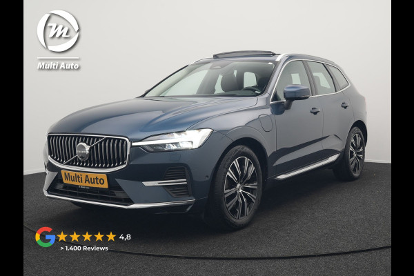 Volvo XC60 T8 AWD Inscription Plug In Hybrid 391pk Dealer O.H. PHEV | Trekhaak Af Fabriek | Luchtvering | Head Up | Adaptive Cruise | 360 Camera | Harman&Kardon | Lederen Sportstoelen Memory & Verwarmd | Google Assistent | App