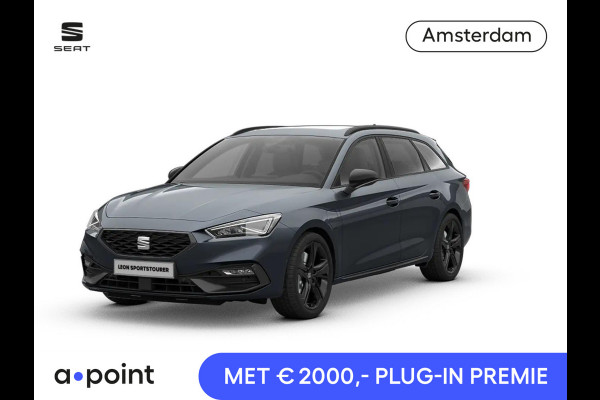Seat Leon Sportstourer 1.5 TSI e-Hybrid FR Business | Black Pack | Glazen schuif-kanteldak | Safe & Driving Pack | C2K - Velgen 'Black Pack', 18 inch
