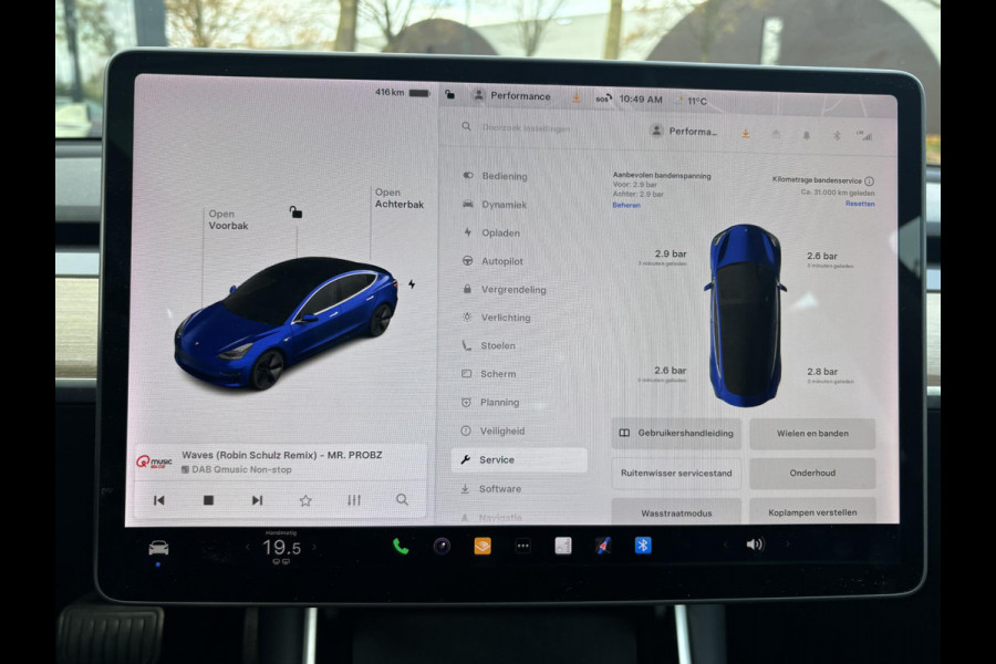 Tesla Model 3 Long Range AWD 75 kWh AFNEEMBARE TREKHAAK | 750KG TREKGEWICHT | ORIGNEEL NL AUTO | RIJKLAAR MET 12 MND BOVAG GARANTIE |