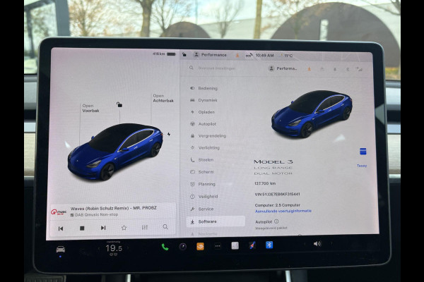 Tesla Model 3 Long Range AWD 75 kWh AFNEEMBARE TREKHAAK | 750KG TREKGEWICHT | ORIGNEEL NL AUTO | RIJKLAAR MET 12 MND BOVAG GARANTIE |