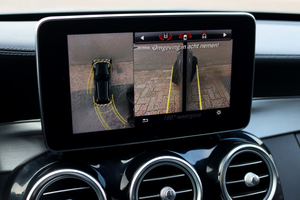 Mercedes-Benz C-Klasse Estate AMG 63 S | 510pk | Distronic+ | Memory | Burmester | AMG Drivers Package | Stoelventilatie | Panoramadak | Trekhaak | HUD | Surround Camera | Nightpakket | Schakelbare Uitlaat |