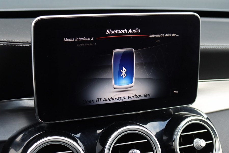 Mercedes-Benz C-Klasse Estate AMG 63 S | 510pk | Distronic+ | Memory | Burmester | AMG Drivers Package | Stoelventilatie | Panoramadak | Trekhaak | HUD | Surround Camera | Nightpakket | Schakelbare Uitlaat |