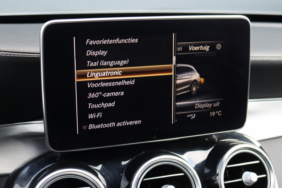 Mercedes-Benz C-Klasse Estate AMG 63 S | 510pk | Distronic+ | Memory | Burmester | AMG Drivers Package | Stoelventilatie | Panoramadak | Trekhaak | HUD | Surround Camera | Nightpakket | Schakelbare Uitlaat |