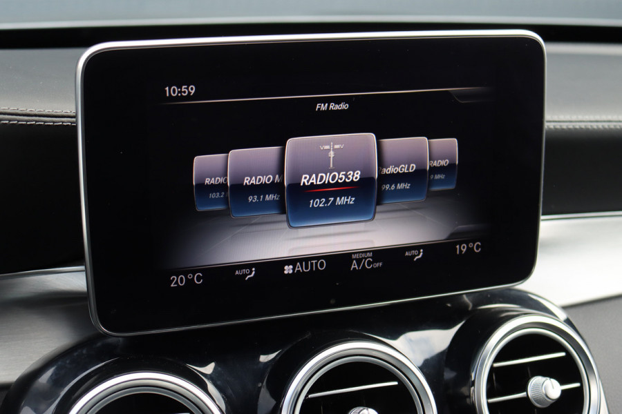 Mercedes-Benz C-Klasse Estate AMG 63 S | 510pk | Distronic+ | Memory | Burmester | AMG Drivers Package | Stoelventilatie | Panoramadak | Trekhaak | HUD | Surround Camera | Nightpakket | Schakelbare Uitlaat |