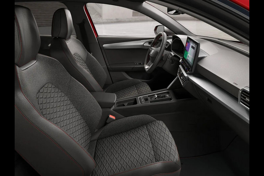 Seat Leon Sportstourer 1.5 TSI e-Hybrid FR Business | Black Pack | Safe & Driving Pack | Technology Pack | Trekhaak zwenkbaar (elektr. ontgrendeling) |  C2K - Velgen 'Black Pack', 18 inch