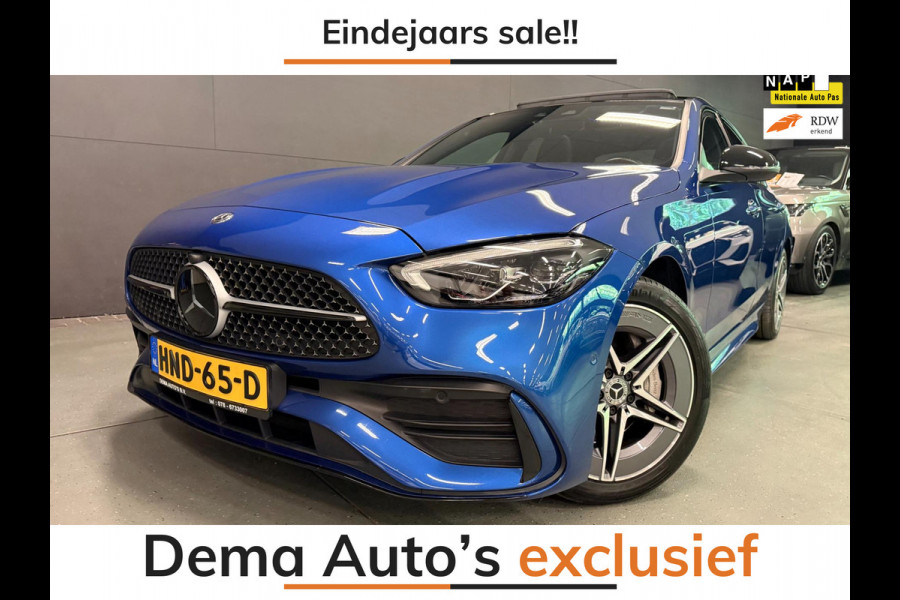 Mercedes-Benz C-Klasse 300 e AMG BLACK-LINE 313PK PANO/V-COCKPIT/NAVI/DAB/CARPLAY/CAM///