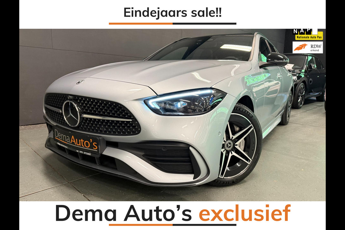 Mercedes-Benz C-Klasse Estate 300 e AMG Line PANO/BURMESTER/LEDER/DAB/CAM/STOEL-M/STOEL-VENTILATIE////