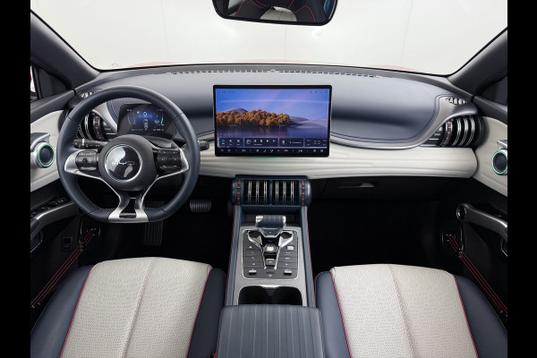 BYD ATTO 3 60kWh Design SOH 98% Pano-dak Leer+Elektr.Verst. Warmtepomp Adaptieve Cruise 360°Camera Apple Carplay Android Auto Elektr.Achter Verkeersbord detectie WiFi DAB Led Rijstrooksensor Keyless Smartphone Entry Fabrieksgarantie tot 12-12-2030/150.000km Garantie. Op de LFP Accu tot 12-12-2030/200.000km €44.000,- Nieuw!