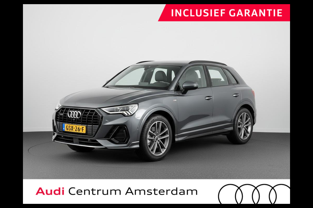 Audi Q3 35 TFSI S edition Competition 150pk| Verlengde garantie | Navigatie | Parkeercamera | 19 inch Lichtmetalen velgen | Apple Carplay/ Android Auto