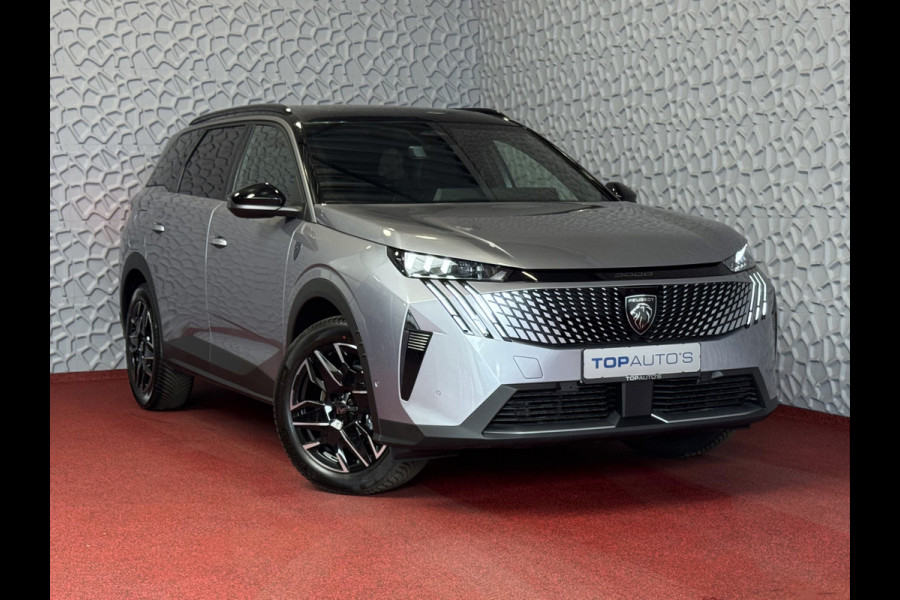 Peugeot 5008 1.2 HYBRID 145e. PANODAK GT LINE AUT. CARPLAY NAVI STOELVERW KEYLESS 7P 7 Persoons