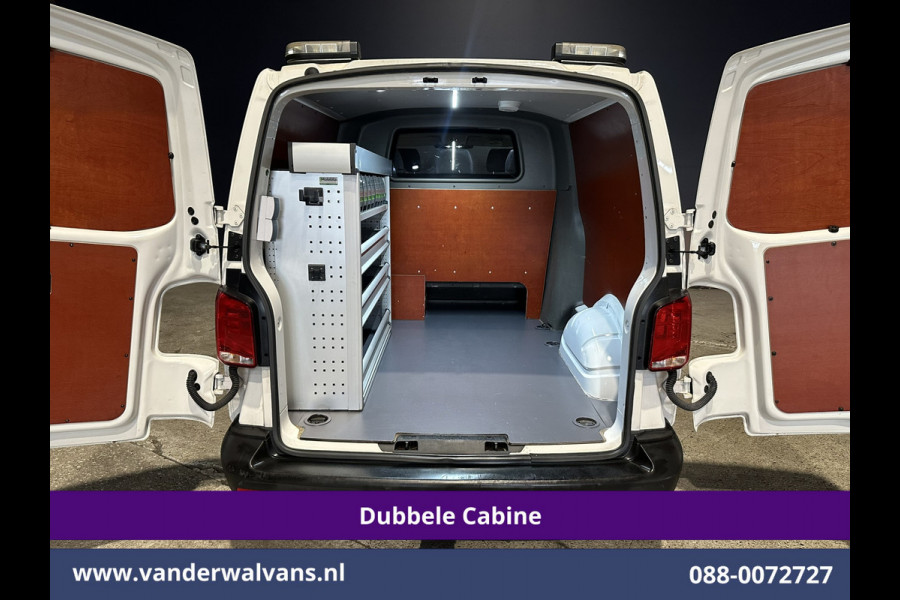 Volkswagen Transporter 2.0 TDI 150pk Automaat L2H1 Dubbele Cabine Euro6 Airco | 5-Zits | Camera | Apple Carplay Android Auto, Cruisecontrol, 2500kg Trekhaak