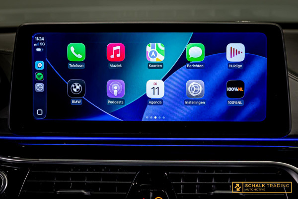 BMW 5 Serie 520i|M-sport|NAP|HUD|H&K|Cam|Pano|Dealer ond|Trekhaak