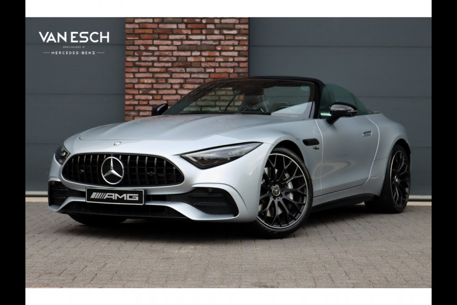 Mercedes-Benz SL-Klasse Roadster AMG 43 Premium Aut9 | 381pk | Performance-stoelen | Burmester | Stoelventilatie | Airscarf | Verwarmd Stuurwiel | Digital Light | Surround Camera | HUD | Contourstoelen |