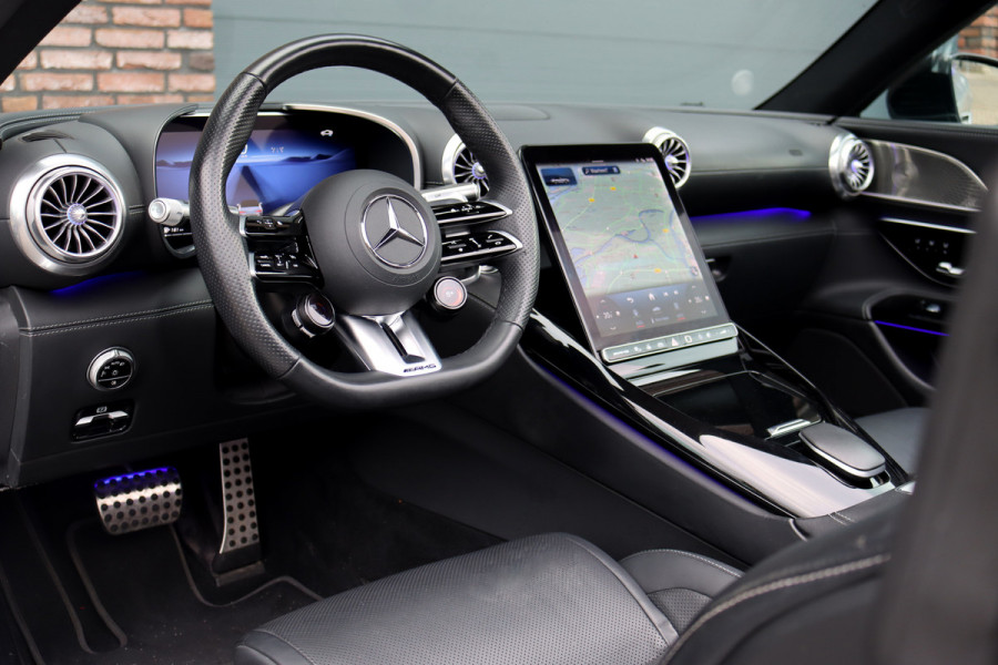 Mercedes-Benz SL-Klasse Roadster AMG 43 Premium Aut9 | 381pk | Performance-stoelen | Burmester | Stoelventilatie | Airscarf | Verwarmd Stuurwiel | Digital Light | Surround Camera | HUD | Contourstoelen |