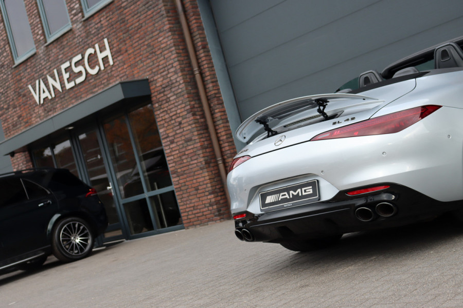 Mercedes-Benz SL-Klasse Roadster AMG 43 Premium Aut9 | 381pk | Performance-stoelen | Burmester | Stoelventilatie | Airscarf | Verwarmd Stuurwiel | Digital Light | Surround Camera | HUD | Contourstoelen |