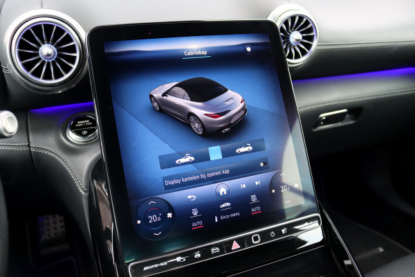 Mercedes-Benz SL-Klasse Roadster AMG 43 Premium Aut9 | 381pk | Performance-stoelen | Burmester | Stoelventilatie | Airscarf | Verwarmd Stuurwiel | Digital Light | Surround Camera | HUD | Contourstoelen |