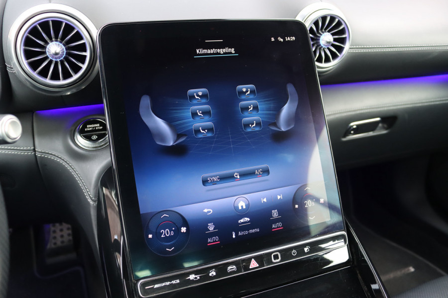 Mercedes-Benz SL-Klasse Roadster AMG 43 Premium Aut9 | 381pk | Performance-stoelen | Burmester | Stoelventilatie | Airscarf | Verwarmd Stuurwiel | Digital Light | Surround Camera | HUD | Contourstoelen |
