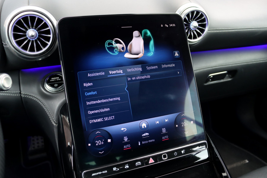 Mercedes-Benz SL-Klasse Roadster AMG 43 Premium Aut9 | 381pk | Performance-stoelen | Burmester | Stoelventilatie | Airscarf | Verwarmd Stuurwiel | Digital Light | Surround Camera | HUD | Contourstoelen |