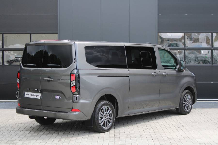 Ford Transit Custom 320 2.5 PHEV L2H1 Limited 232pk 8 Zits - 2x Schuif - Adaptive Cruise - Klimaat achterin - Keyless - Stoel/Stuurverwarming - Excl