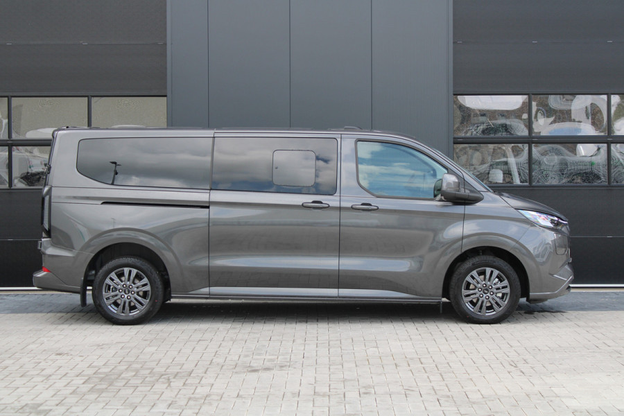 Ford Transit Custom 320 2.5 PHEV L2H1 Limited 232pk 8 Zits - 2x Schuif - Adaptive Cruise - Klimaat achterin - Keyless - Stoel/Stuurverwarming - Excl