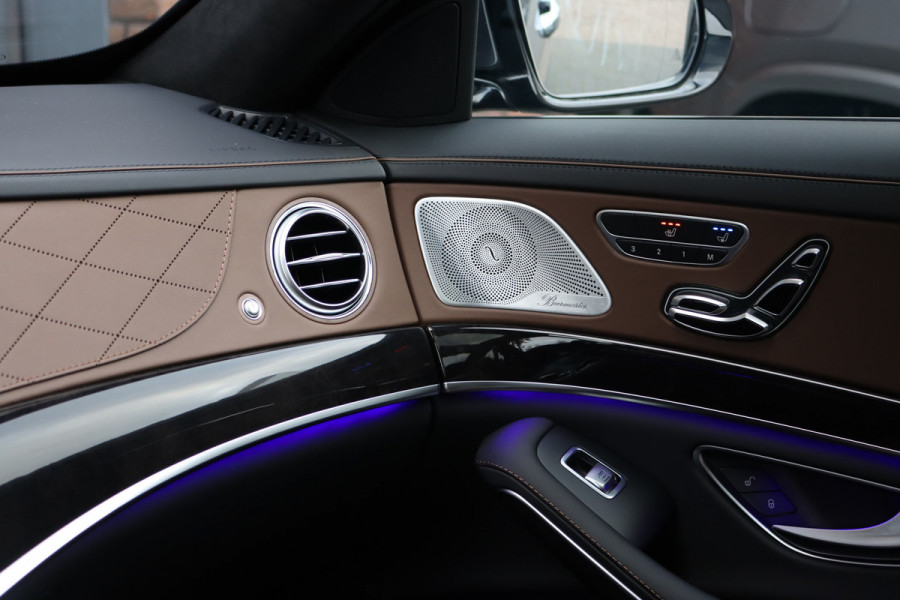 Mercedes-Benz S-Klasse 560 V8 Lang AMG Line Premium+ | Distronic+ | Memory V+A | Stoelventilatie | Burmester | HUD | Surround Camera | Softclose | Keyless Go | Zonweringspakket |