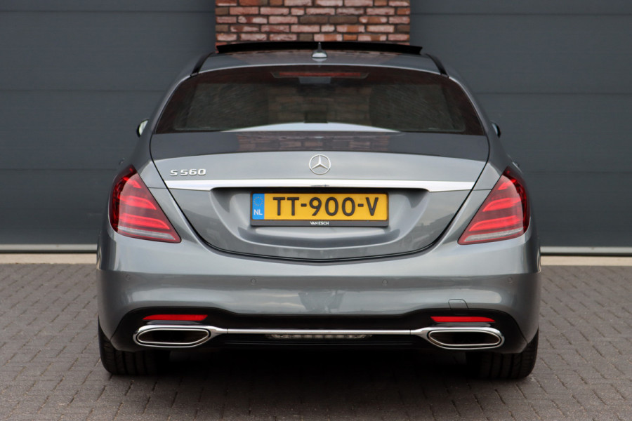 Mercedes-Benz S-Klasse 560 V8 Lang AMG Line Premium+ | Distronic+ | Memory V+A | Stoelventilatie | Burmester | HUD | Surround Camera | Softclose | Keyless Go | Zonweringspakket |