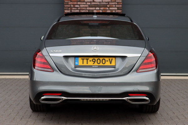 Mercedes-Benz S-Klasse 560 V8 Lang AMG Line Premium+ | Distronic+ | Memory V+A | Stoelventilatie | Burmester | HUD | Surround Camera | Softclose | Keyless Go | Zonweringspakket |