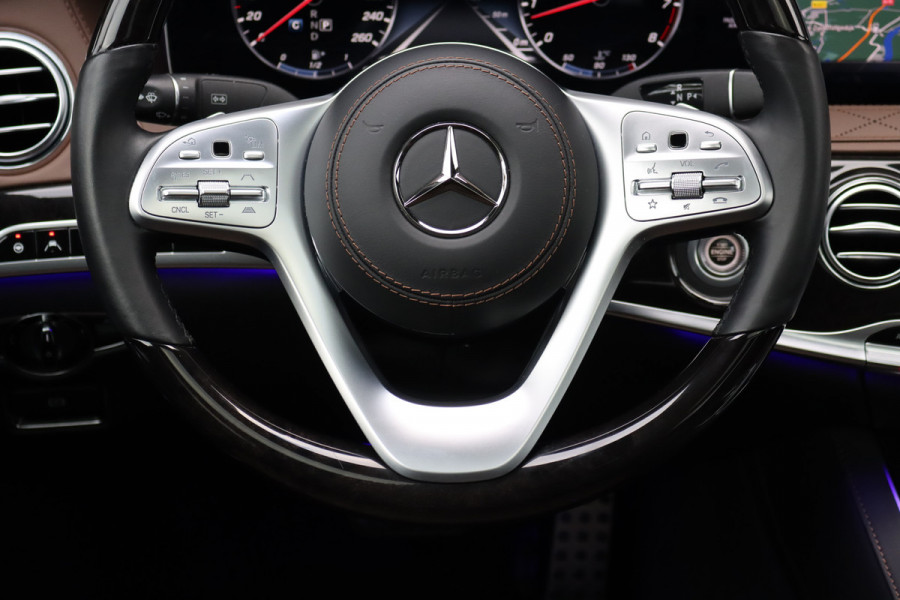 Mercedes-Benz S-Klasse 560 V8 Lang AMG Line Premium+ | Distronic+ | Memory V+A | Stoelventilatie | Burmester | HUD | Surround Camera | Softclose | Keyless Go | Zonweringspakket |
