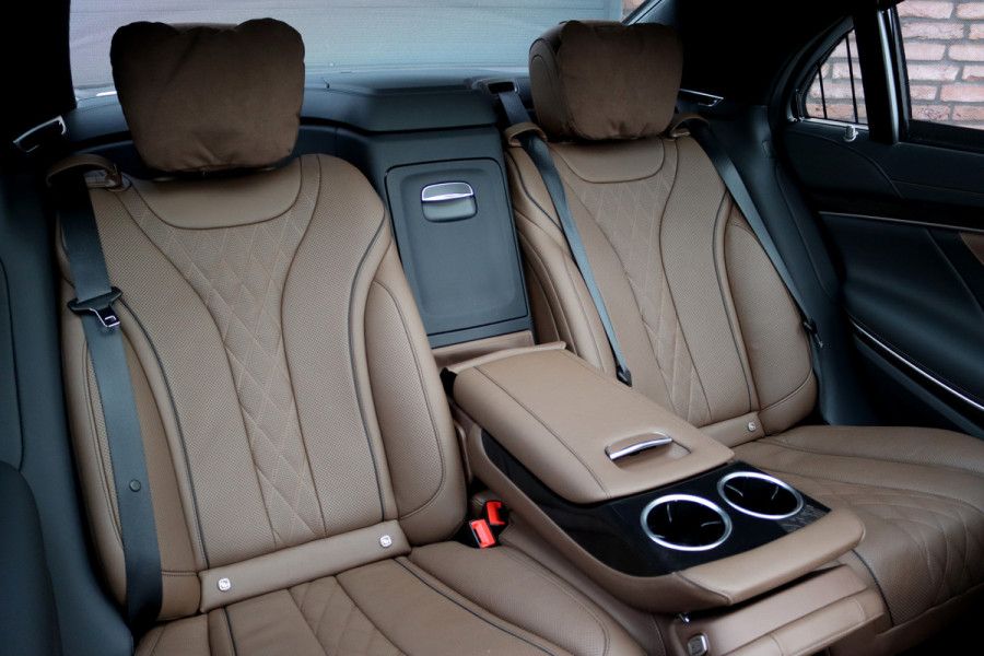 Mercedes-Benz S-Klasse 560 V8 Lang AMG Line Premium+ | Distronic+ | Memory V+A | Stoelventilatie | Burmester | HUD | Surround Camera | Softclose | Keyless Go | Zonweringspakket |