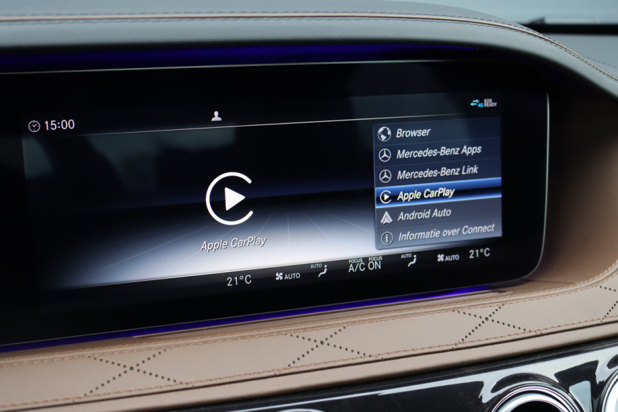Mercedes-Benz S-Klasse 560 V8 Lang AMG Line Premium+ | Distronic+ | Memory V+A | Stoelventilatie | Burmester | HUD | Surround Camera | Softclose | Keyless Go | Zonweringspakket |