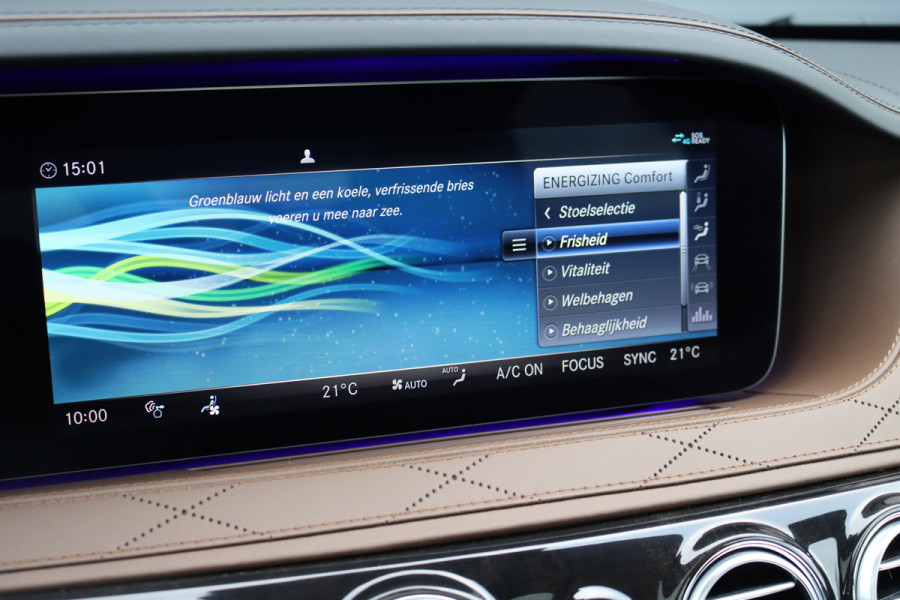 Mercedes-Benz S-Klasse 560 V8 Lang AMG Line Premium+ | Distronic+ | Memory V+A | Stoelventilatie | Burmester | HUD | Surround Camera | Softclose | Keyless Go | Zonweringspakket |