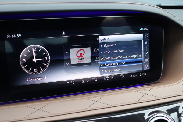 Mercedes-Benz S-Klasse 560 V8 Lang AMG Line Premium+ | Distronic+ | Memory V+A | Stoelventilatie | Burmester | HUD | Surround Camera | Softclose | Keyless Go | Zonweringspakket |