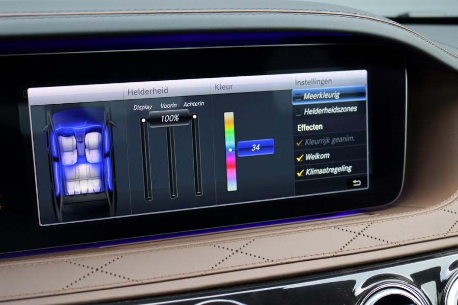 Mercedes-Benz S-Klasse 560 V8 Lang AMG Line Premium+ | Distronic+ | Memory V+A | Stoelventilatie | Burmester | HUD | Surround Camera | Softclose | Keyless Go | Zonweringspakket |