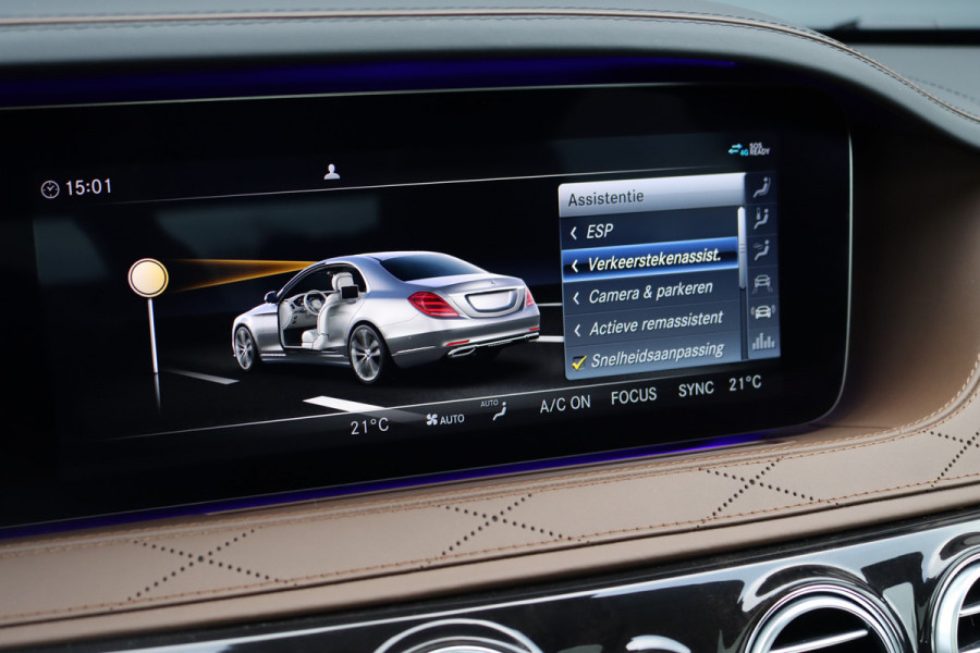 Mercedes-Benz S-Klasse 560 V8 Lang AMG Line Premium+ | Distronic+ | Memory V+A | Stoelventilatie | Burmester | HUD | Surround Camera | Softclose | Keyless Go | Zonweringspakket |