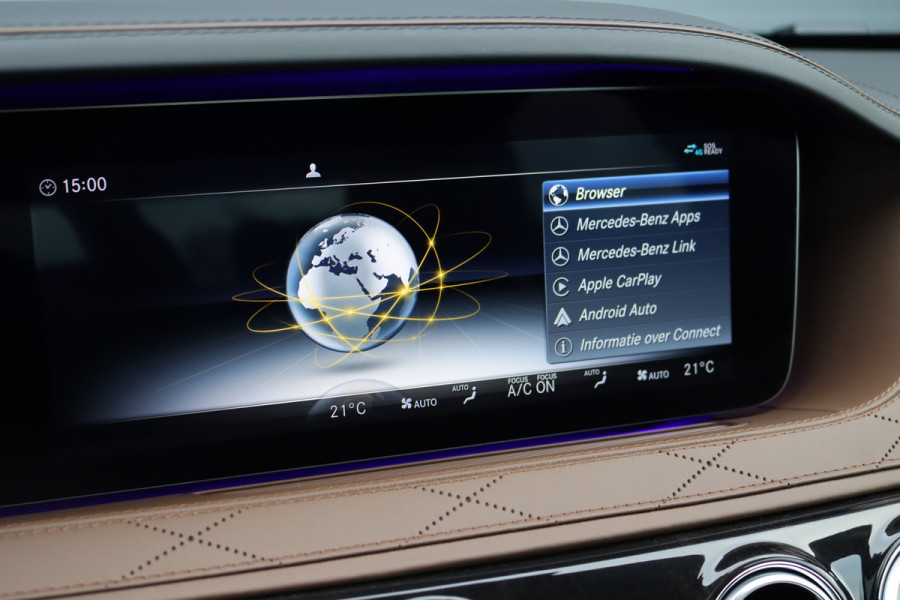 Mercedes-Benz S-Klasse 560 V8 Lang AMG Line Premium+ | Distronic+ | Memory V+A | Stoelventilatie | Burmester | HUD | Surround Camera | Softclose | Keyless Go | Zonweringspakket |