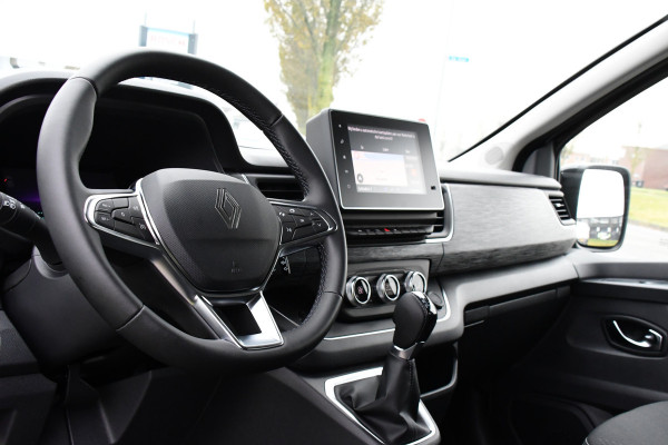 Renault Trafic 2.0 170 L2H1 DC Black Edition Extra Cruise, Camera, Carplay, LED, 170pk, Stoelverwarming, 2 x Schuifdeur, NAVI, Automaat, Clima, Uniek!
