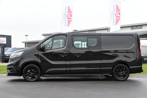 Renault Trafic 2.0 170 L2H1 DC Black Edition Extra Cruise, Camera, Carplay, LED, 170pk, Stoelverwarming, 2 x Schuifdeur, NAVI, Automaat, Clima, Uniek!