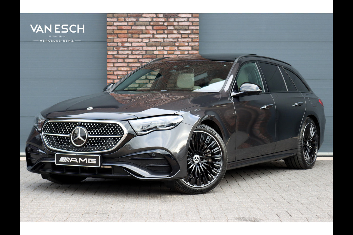 Mercedes-Benz E-Klasse Estate 300 de AMG Line | MBUX Hyperscreen | Distronic+ | Burmester 4D | Memory | Stoelventilatie | 3D-Display | HUD | Trekhaak | Digital Light | Surround Camera |